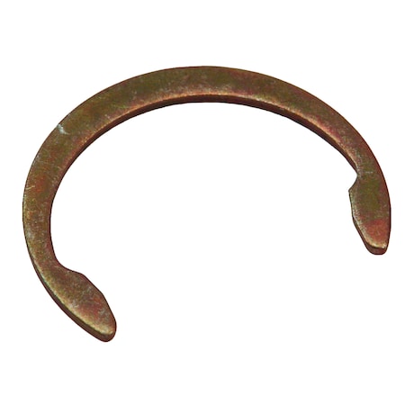 External Retaining Ring, Steel Zinc Yellow Finish, 1.125 In Shaft Dia